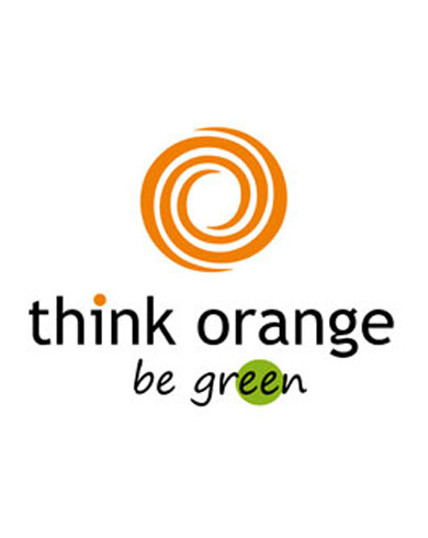 think orange be green